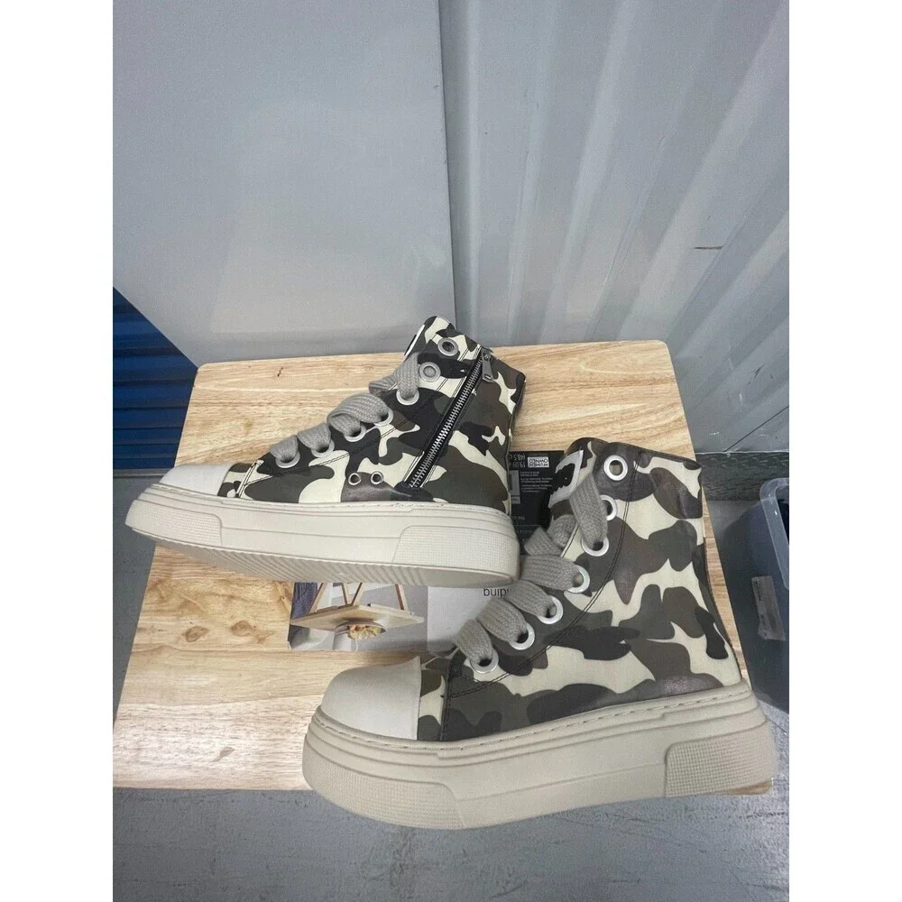 JDA Beauty Women’s Camo High Top Platform Sneakers size41